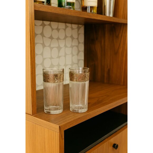 Set of Two (2) Vintage Culver Tyrol Highball Glasses, Vintage Mid Century Modern - Picture 1 of 14